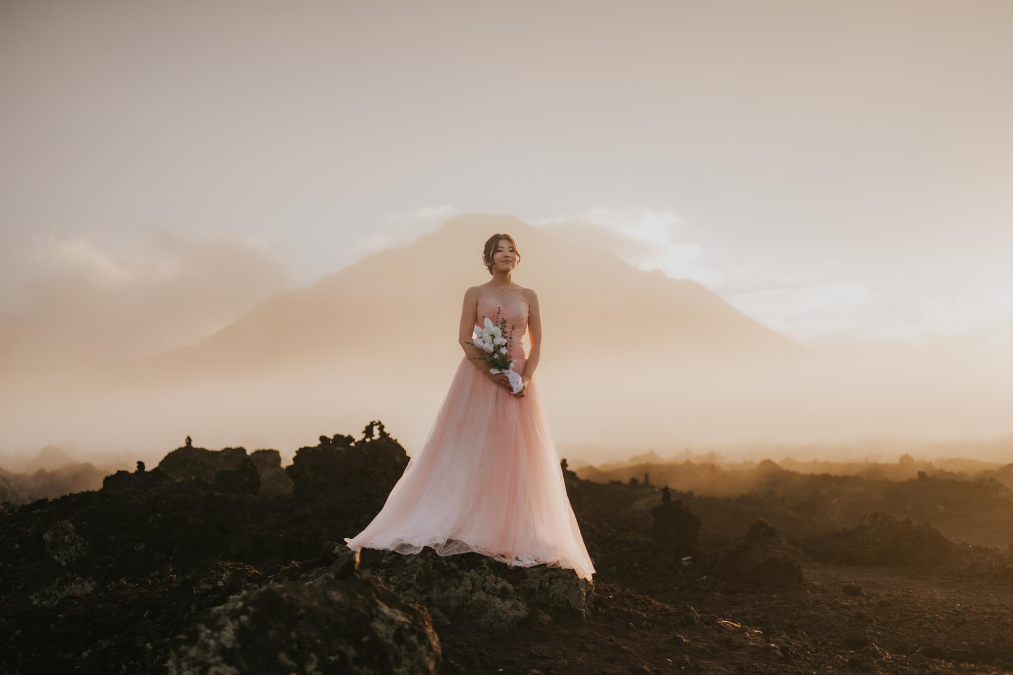 couple pre-wedding at Black Lava Kintamani
