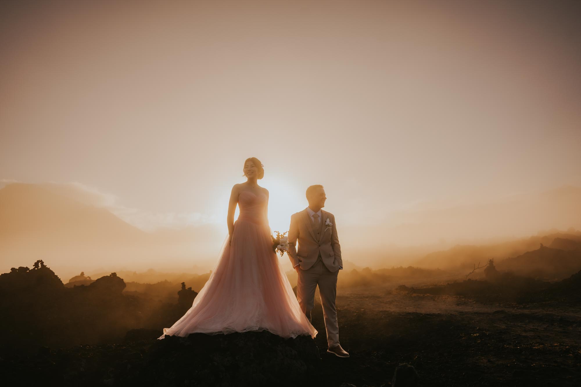 couple pre-wedding at Black Lava Kintamani
