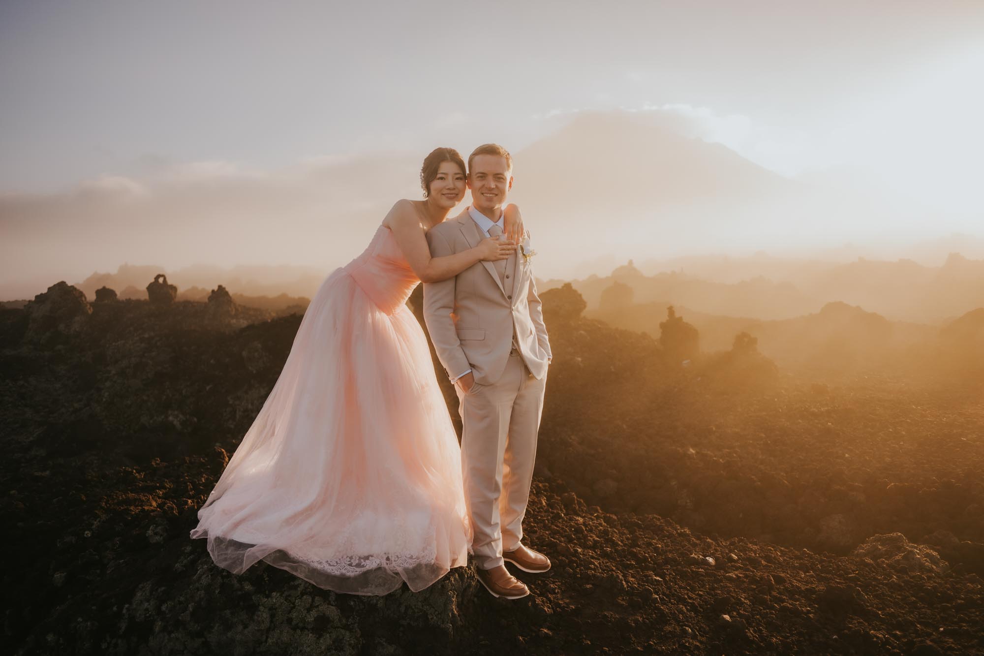 couple pre-wedding at Black Lava Kintamani
