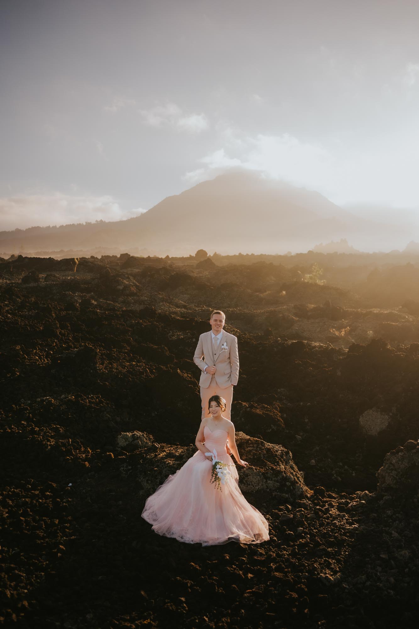 couple pre-wedding at Black Lava Kintamani
