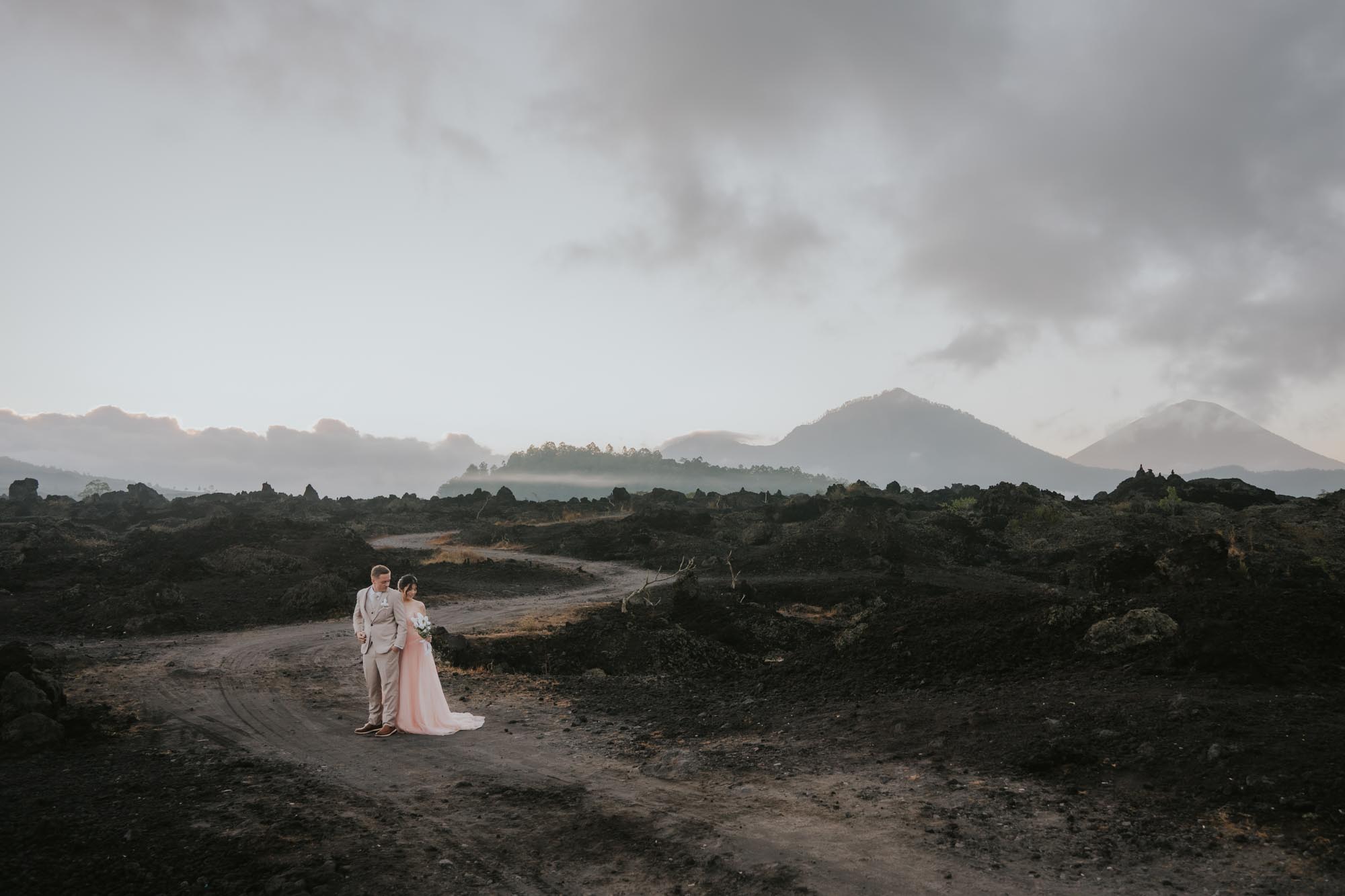 couple pre-wedding at Black Lava Kintamani
